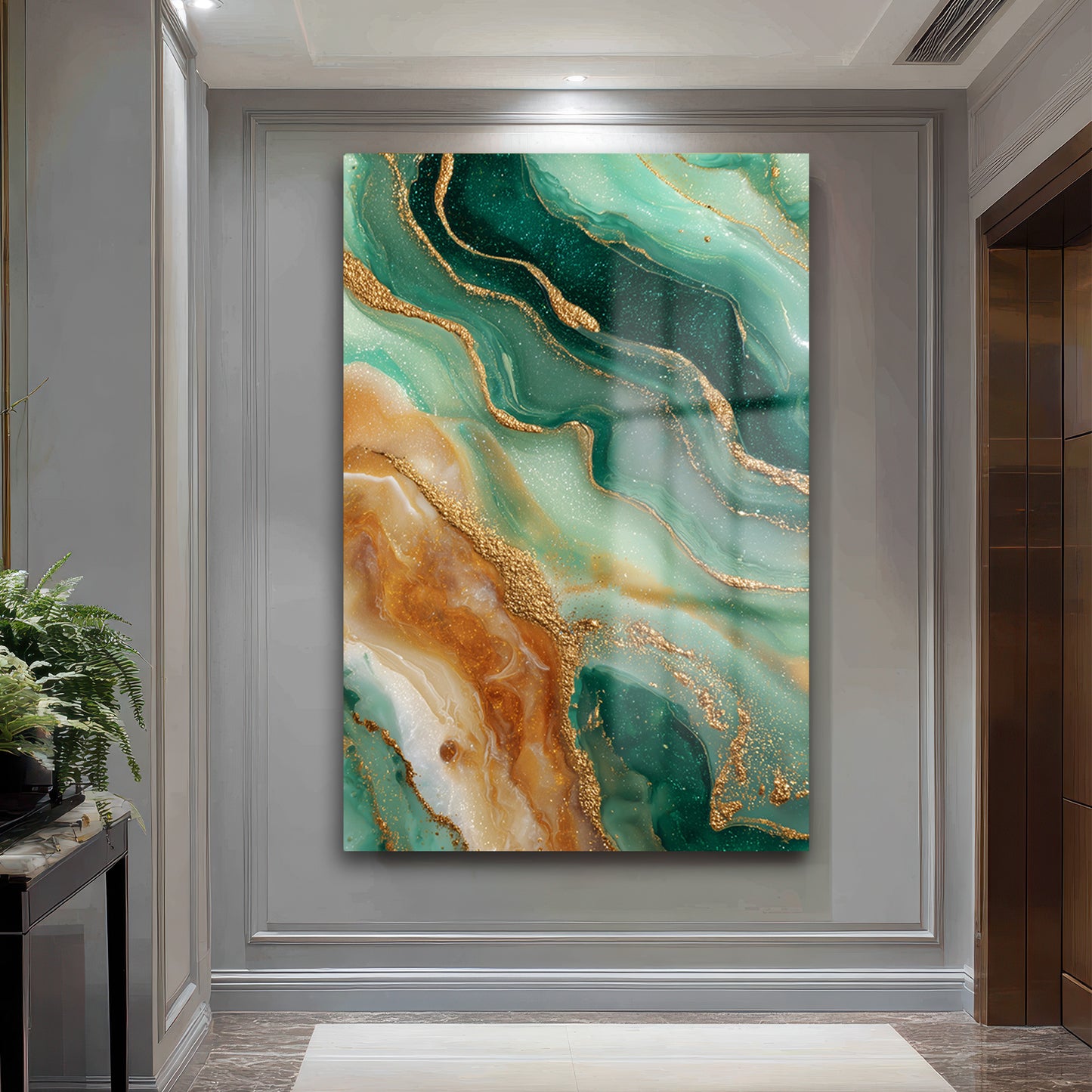 DEKORATİF DİKEY CAM TABLO - TT3440