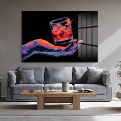 DEKORATİF YATAY CAM TABLO - TT3199