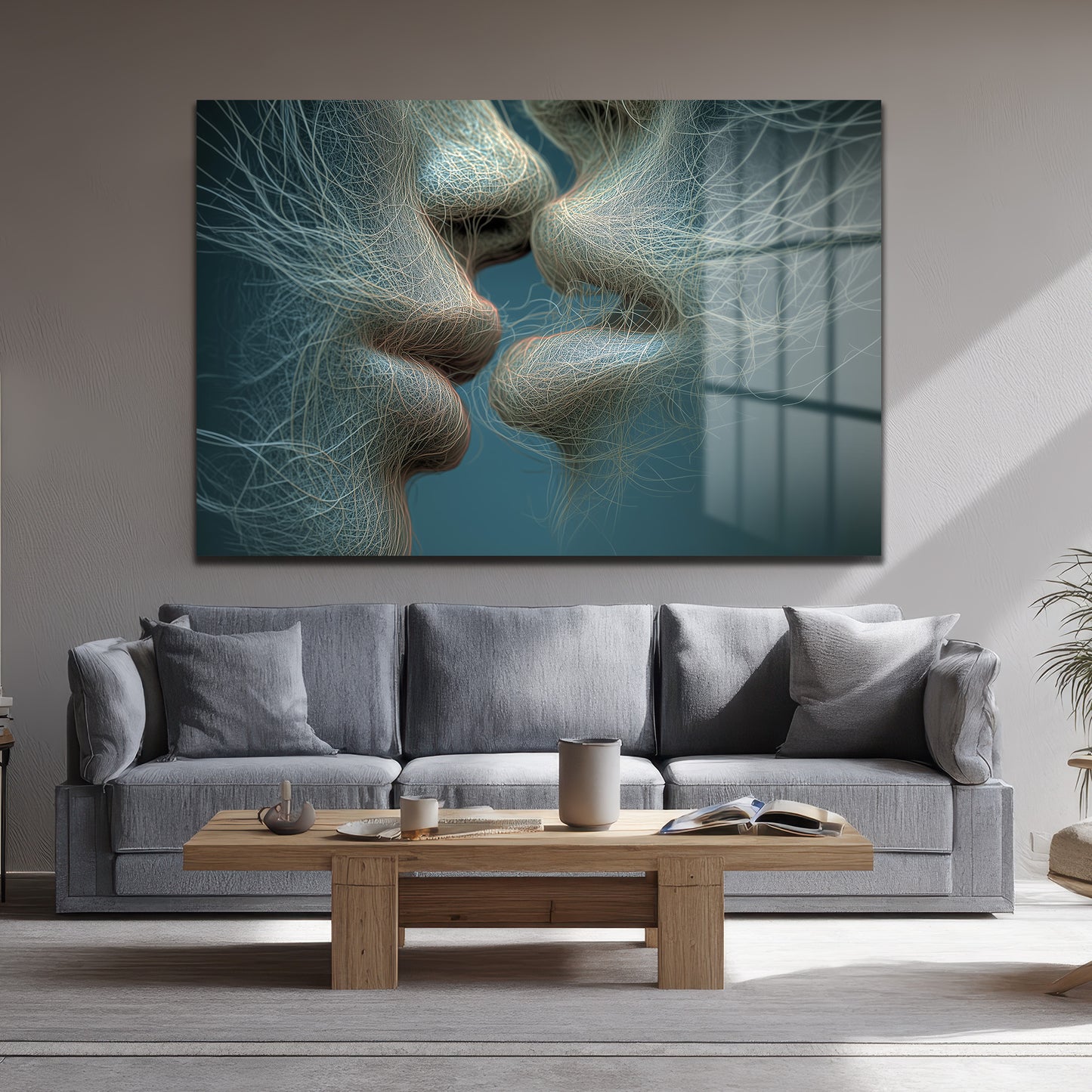 DEKORATİF YATAY CAM TABLO - TT3200