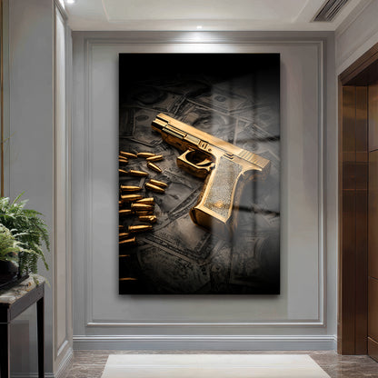 DEKORATİF DİKEY CAM TABLO - TT3373