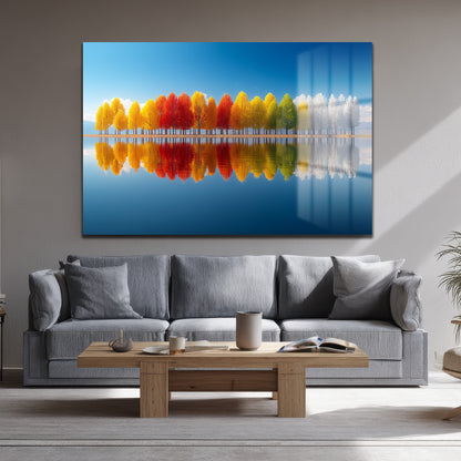 DEKORATİF YATAY CAM TABLO - TT3201