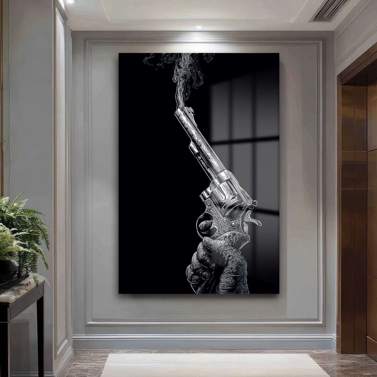 DEKORATİF DİKEY CAM TABLO - TT3350