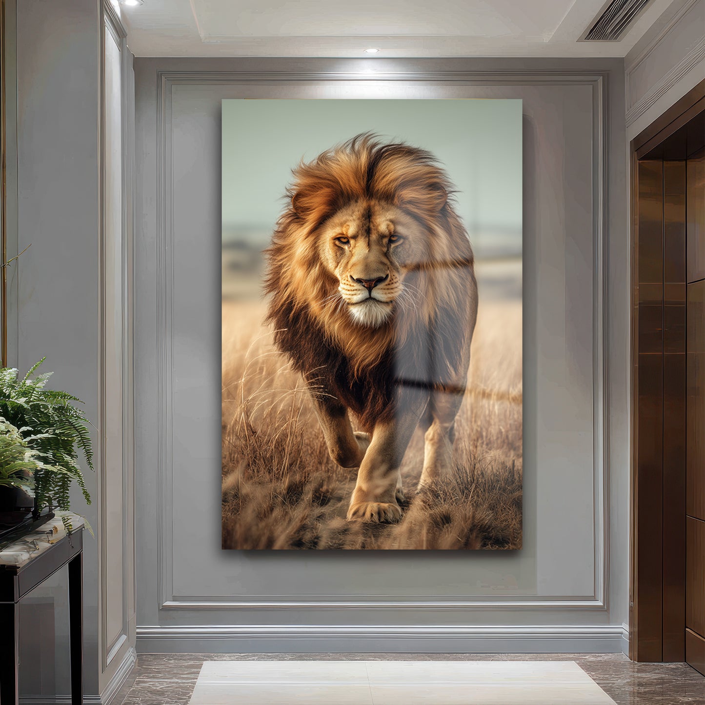 DEKORATİF DİKEY CAM TABLO - TT3443