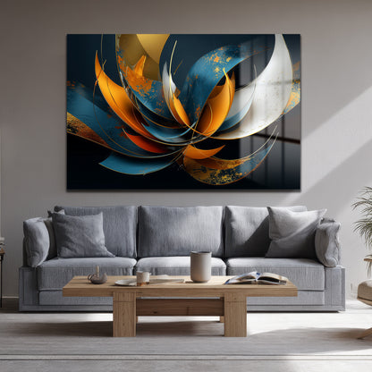 DEKORATİF YATAY CAM TABLO - TT3203