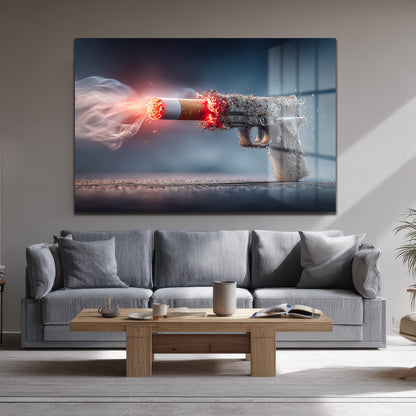 DEKORATİF YATAY CAM TABLO - TT3204