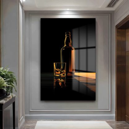 DEKORATİF DİKEY CAM TABLO - TT3353