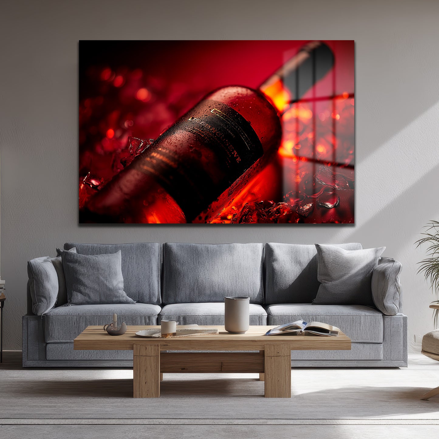 DEKORATİF YATAY CAM TABLO - TT3205