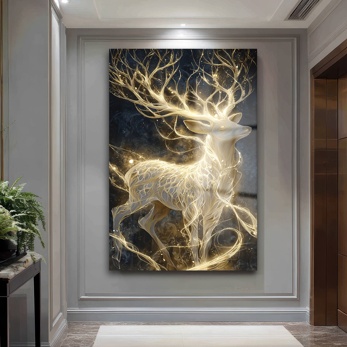 DEKORATİF DİKEY CAM TABLO - TT3378