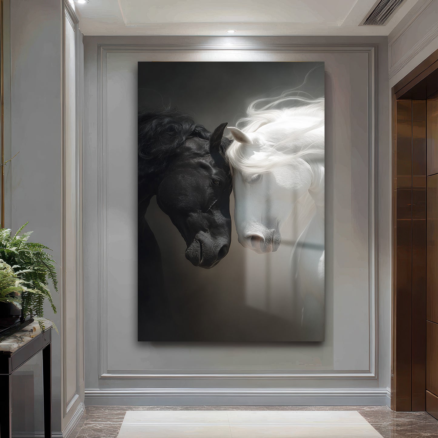 DEKORATİF DİKEY CAM TABLO - TT3447