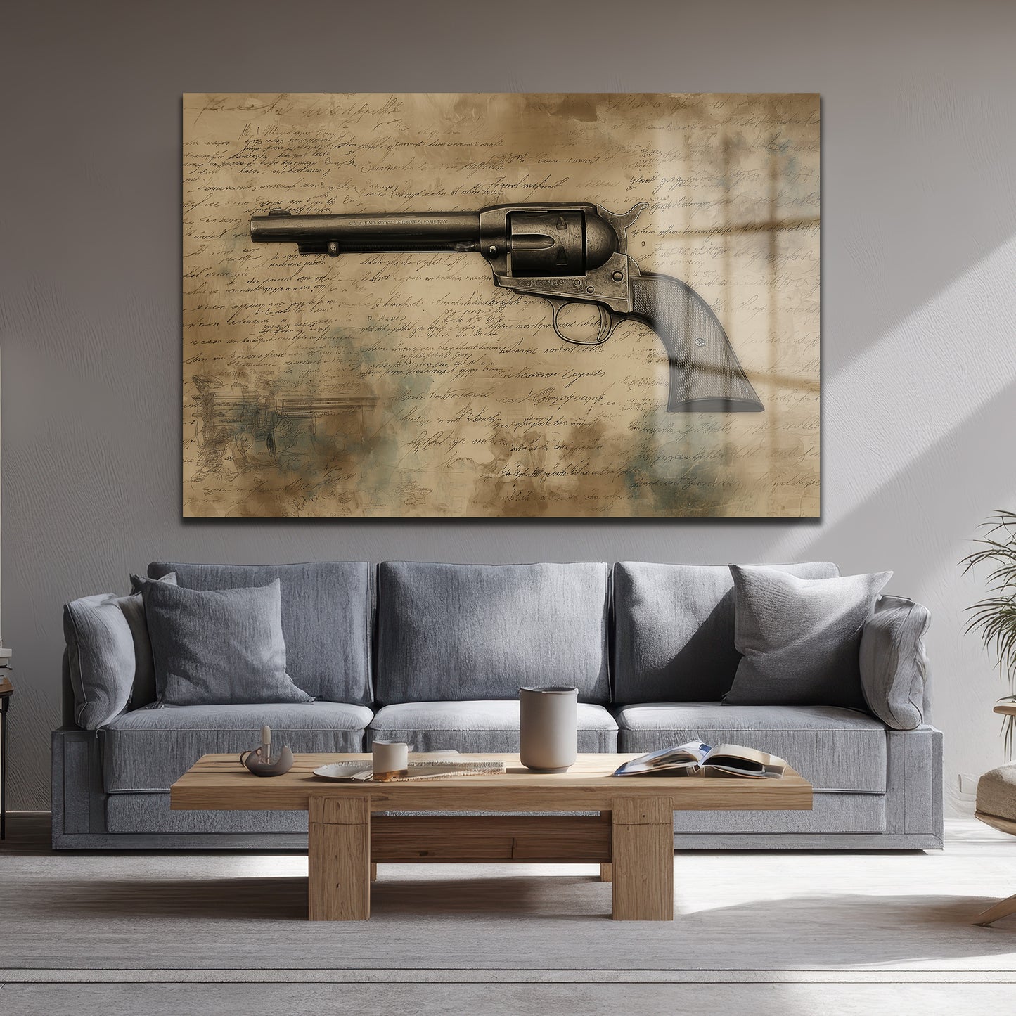 DEKORATİF YATAY CAM TABLO - TT3207