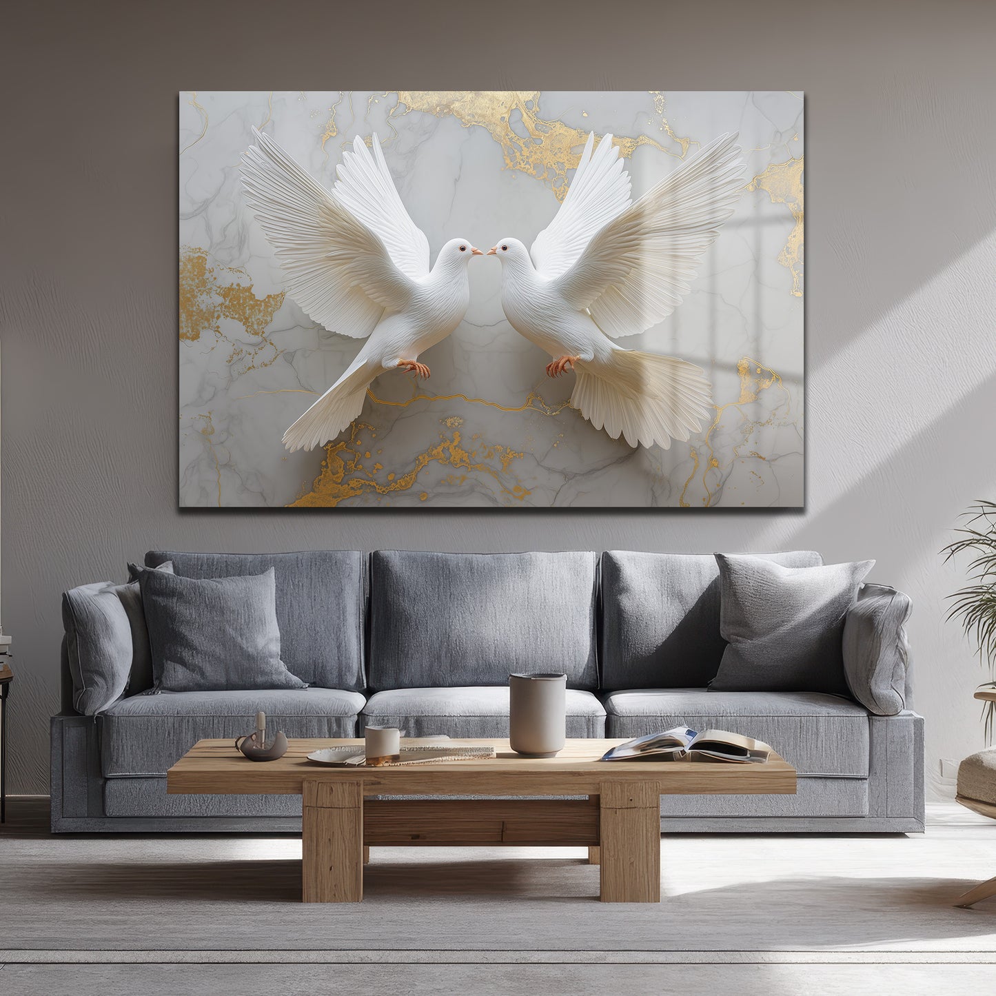 DEKORATİF YATAY CAM TABLO - TT3209