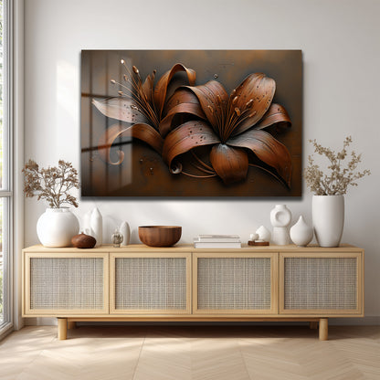 DEKORATİF YATAY CAM TABLO - TT3158