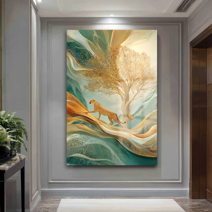 DEKORATİF DİKEY CAM TABLO - TT3383