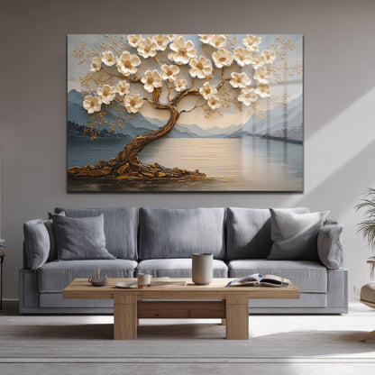 DEKORATİF YATAY CAM TABLO - TT3212