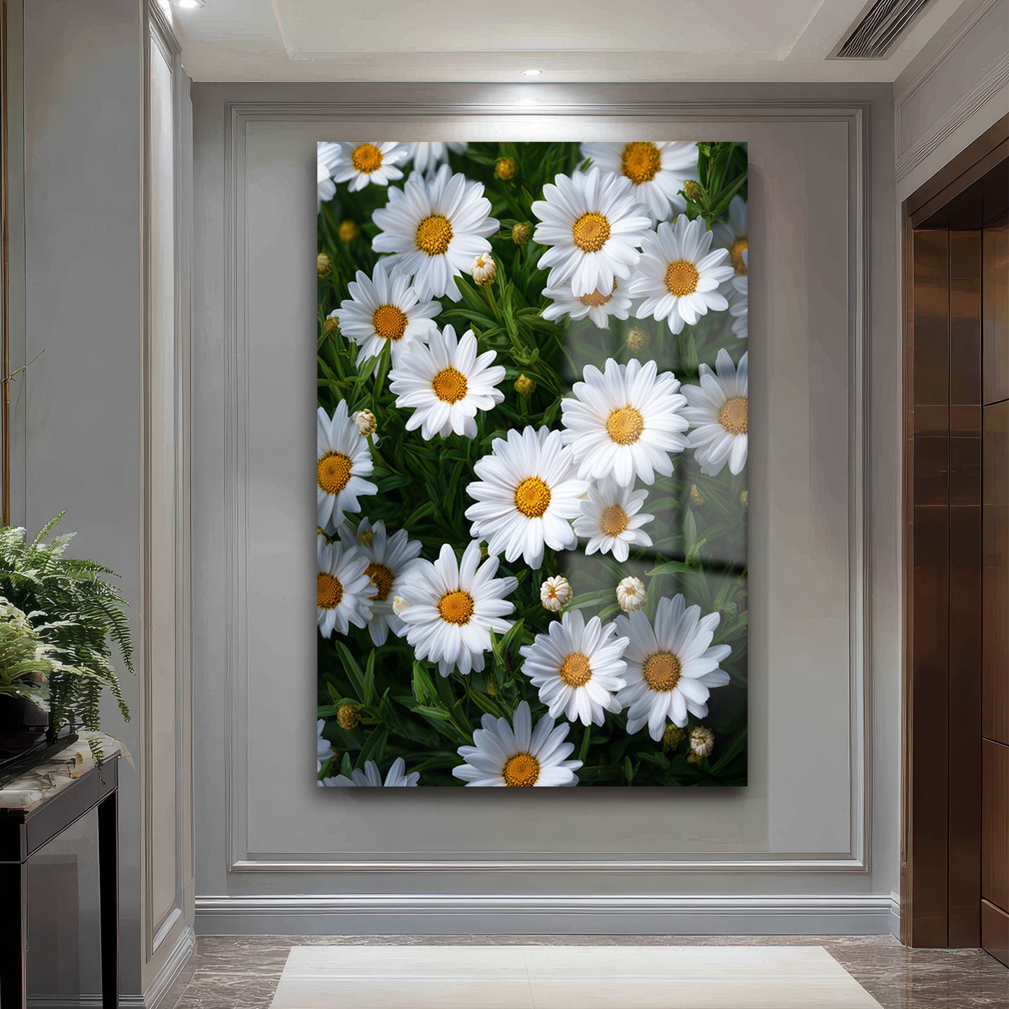 DEKORATİF DİKEY CAM TABLO - TT3385