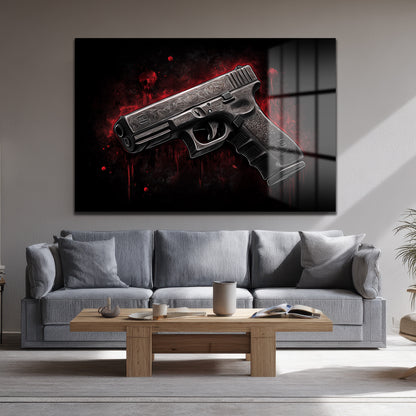 DEKORATİF YATAY CAM TABLO - TT3213