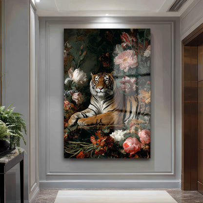 DEKORATİF DİKEY CAM TABLO - TT3386