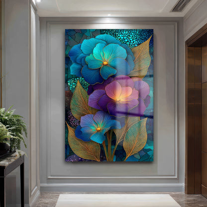 DEKORATİF DİKEY CAM TABLO - TT3455