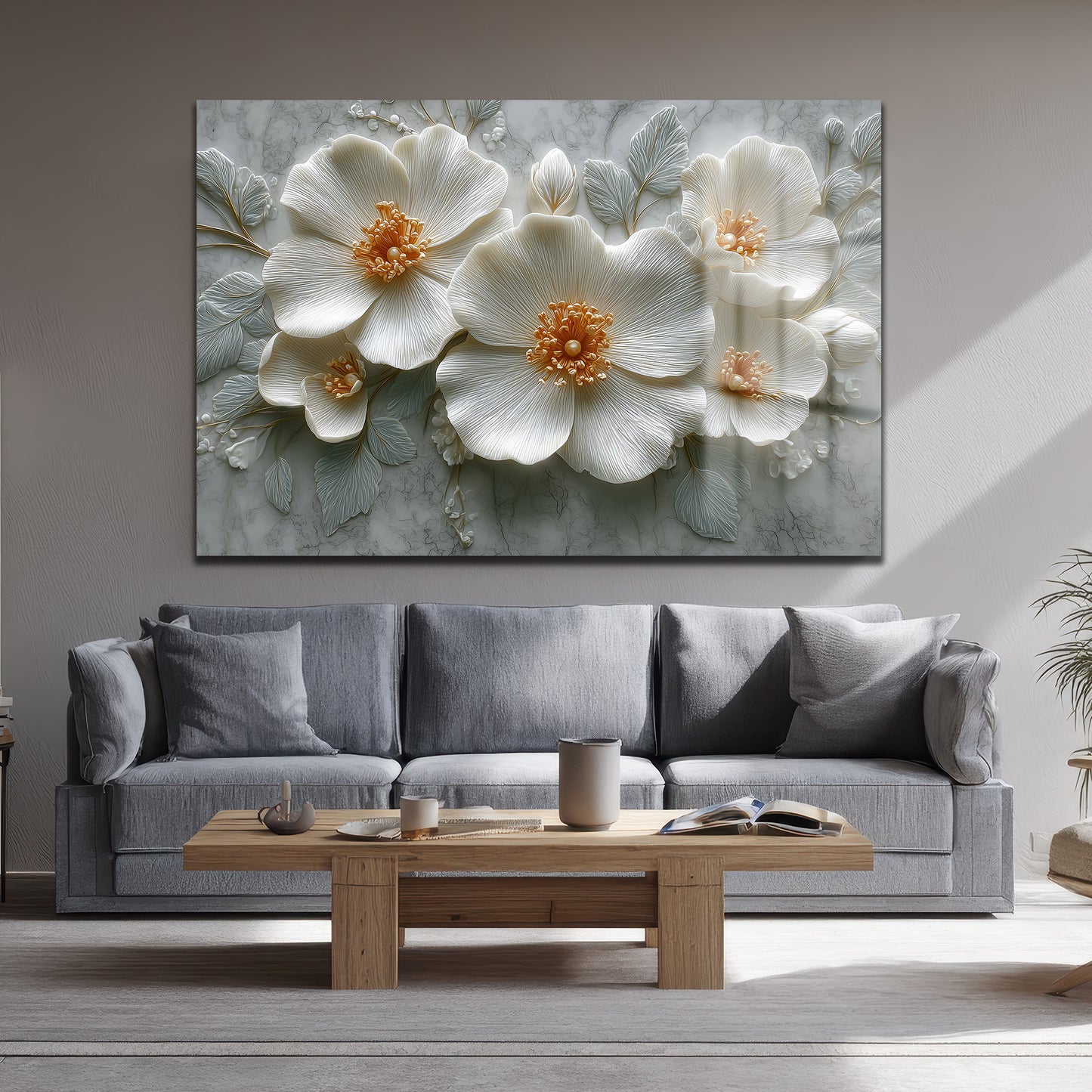 DEKORATİF YATAY CAM TABLO - TT3214