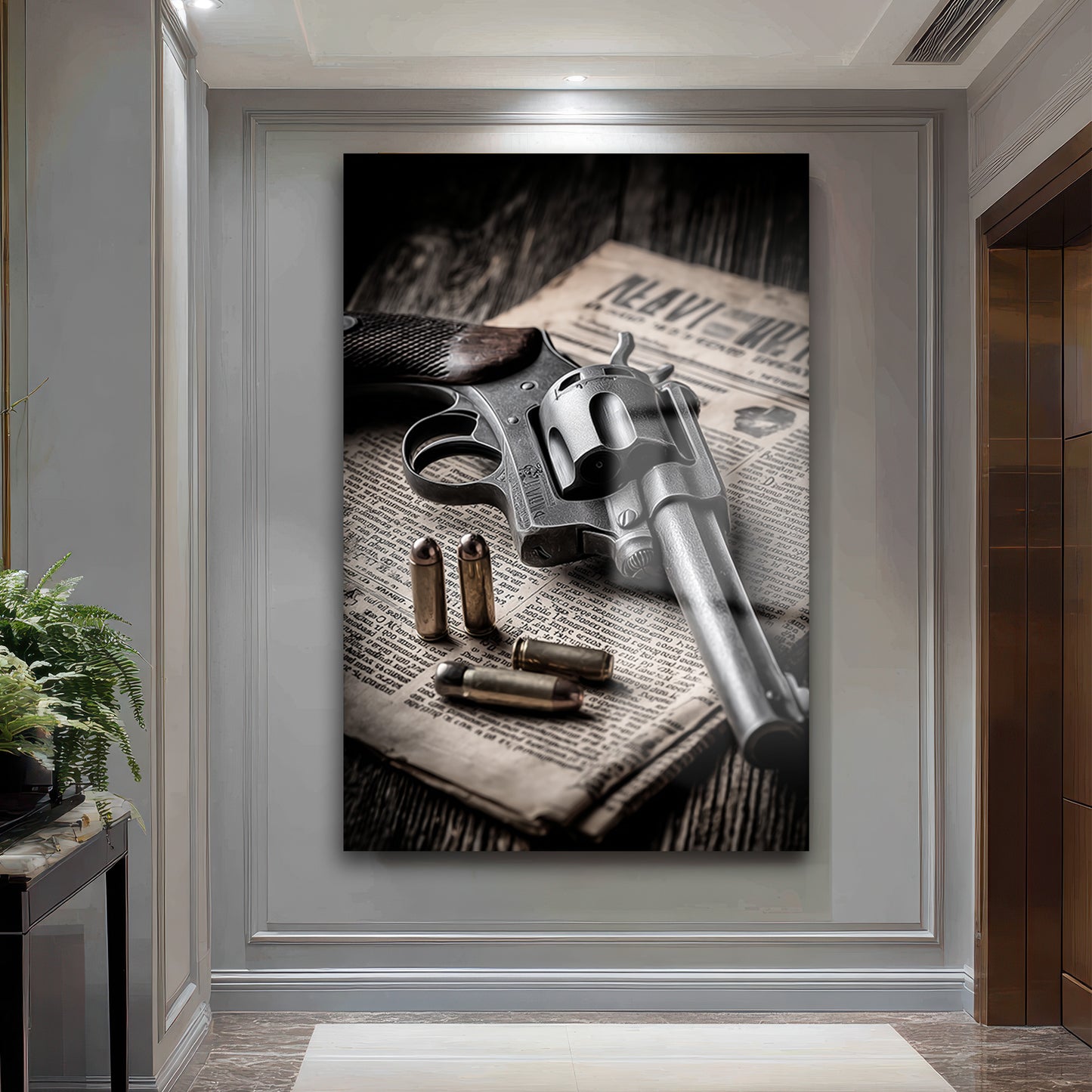 DEKORATİF DİKEY CAM TABLO - TT3287