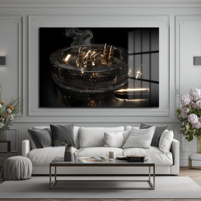 DEKORATİF YATAY CAM TABLO - TT3187