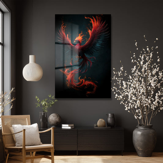 DEKORATİF DİKEY CAM TABLO - TT3318