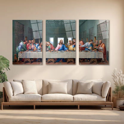 ÜÇLÜ DİKEY CAM TABLO SETİ - TT4073