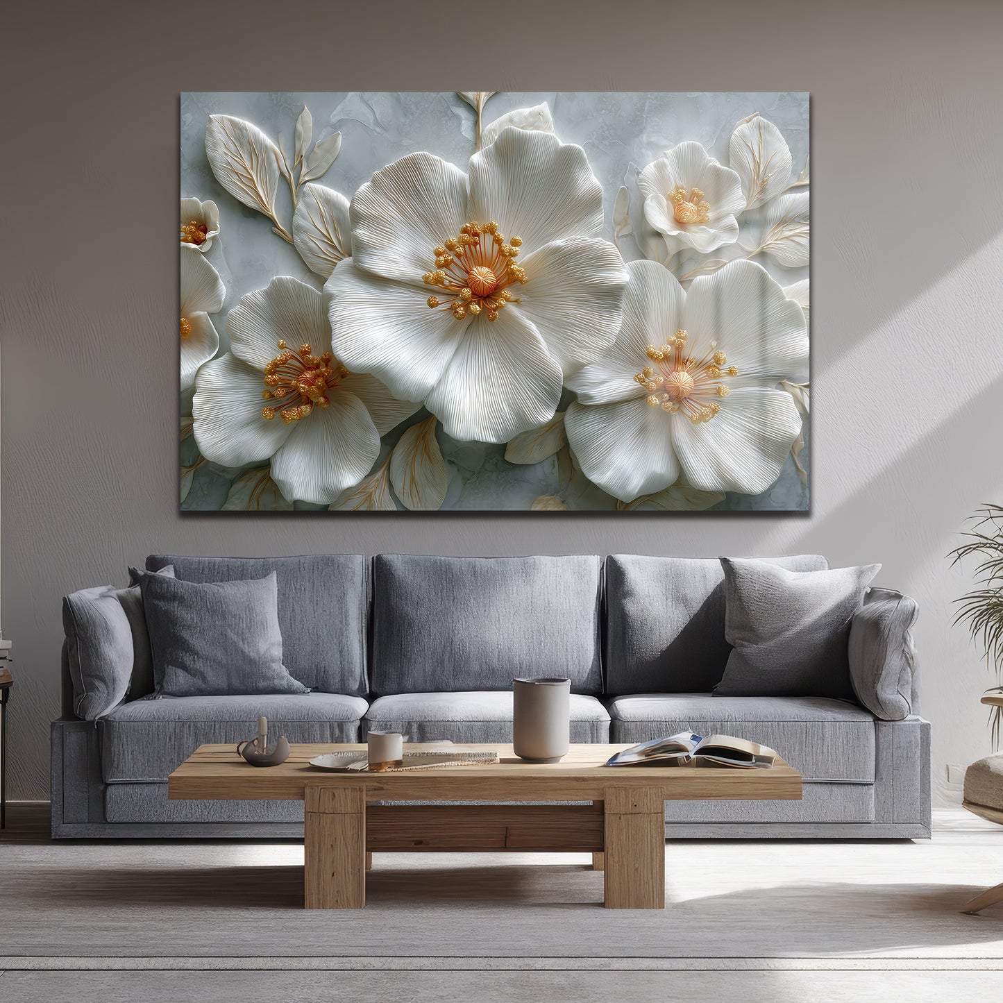 DEKORATİF YATAY CAM TABLO - TT3215