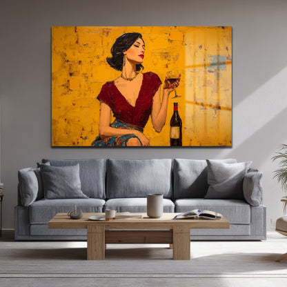 DEKORATİF YATAY CAM TABLO - TT3217