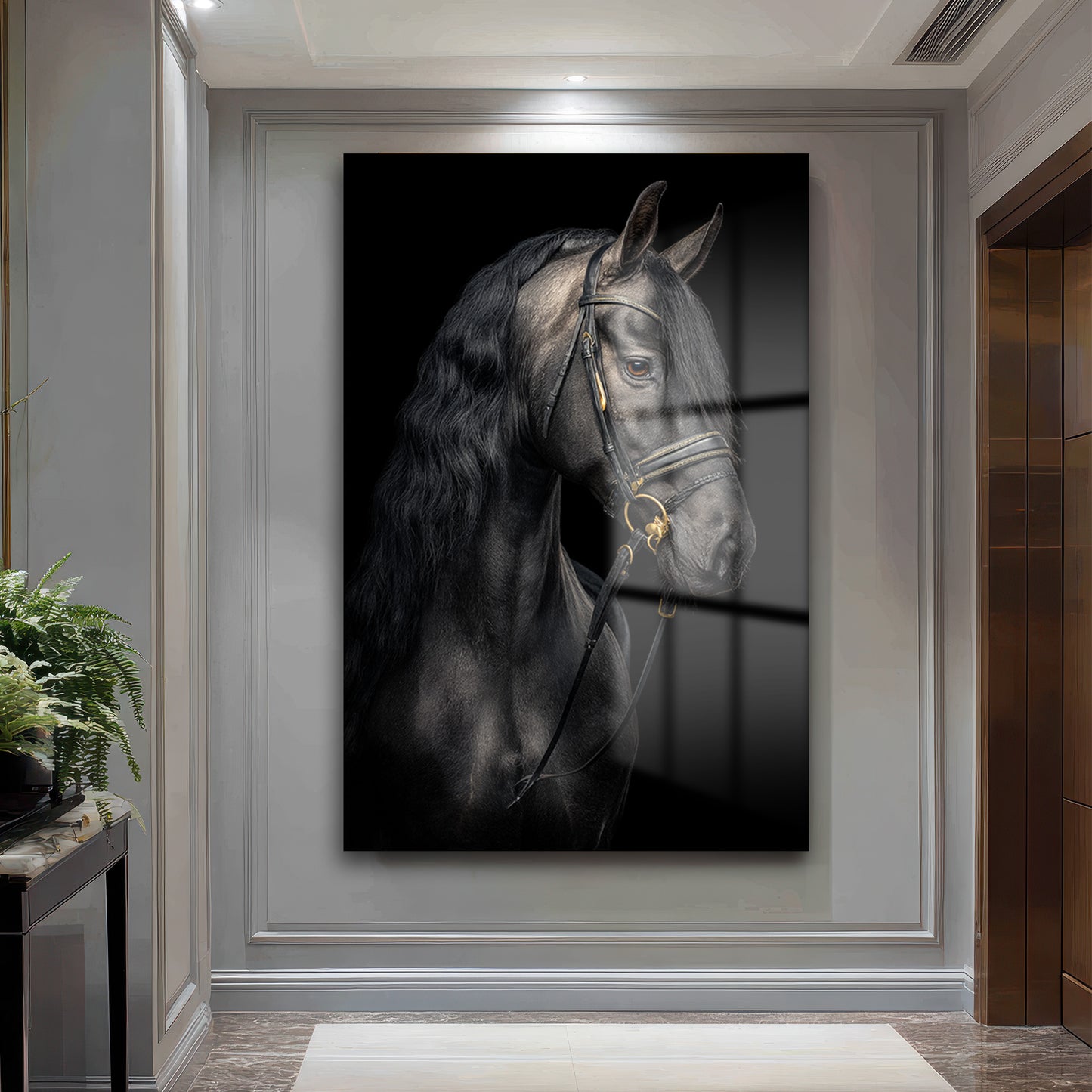 DEKORATİF DİKEY CAM TABLO - TT3459