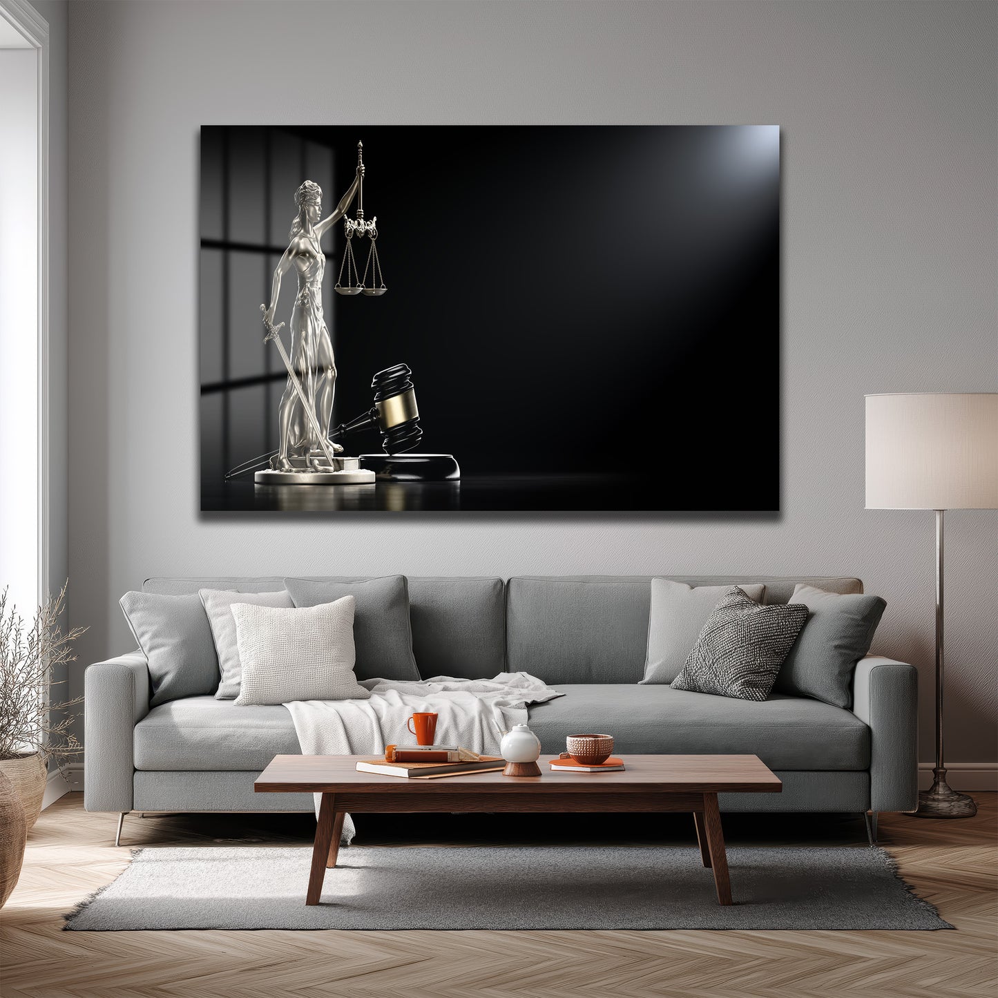 DEKORATİF YATAY CAM TABLO - TT3116