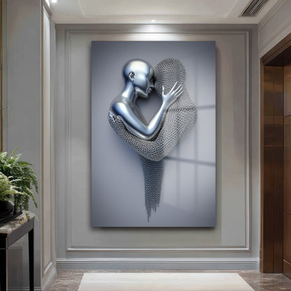 DEKORATİF DİKEY CAM TABLO - TT3391