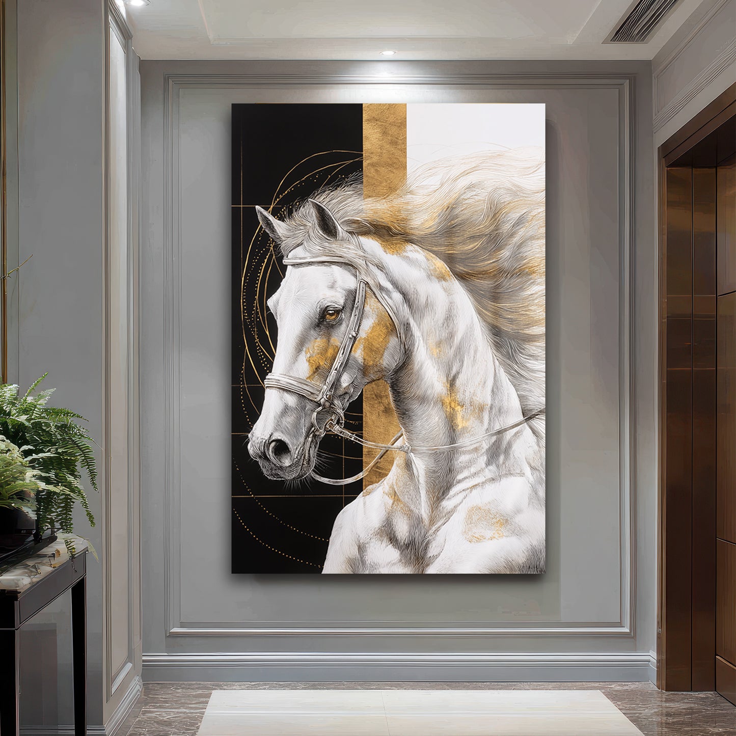 DEKORATİF DİKEY CAM TABLO - TT3461