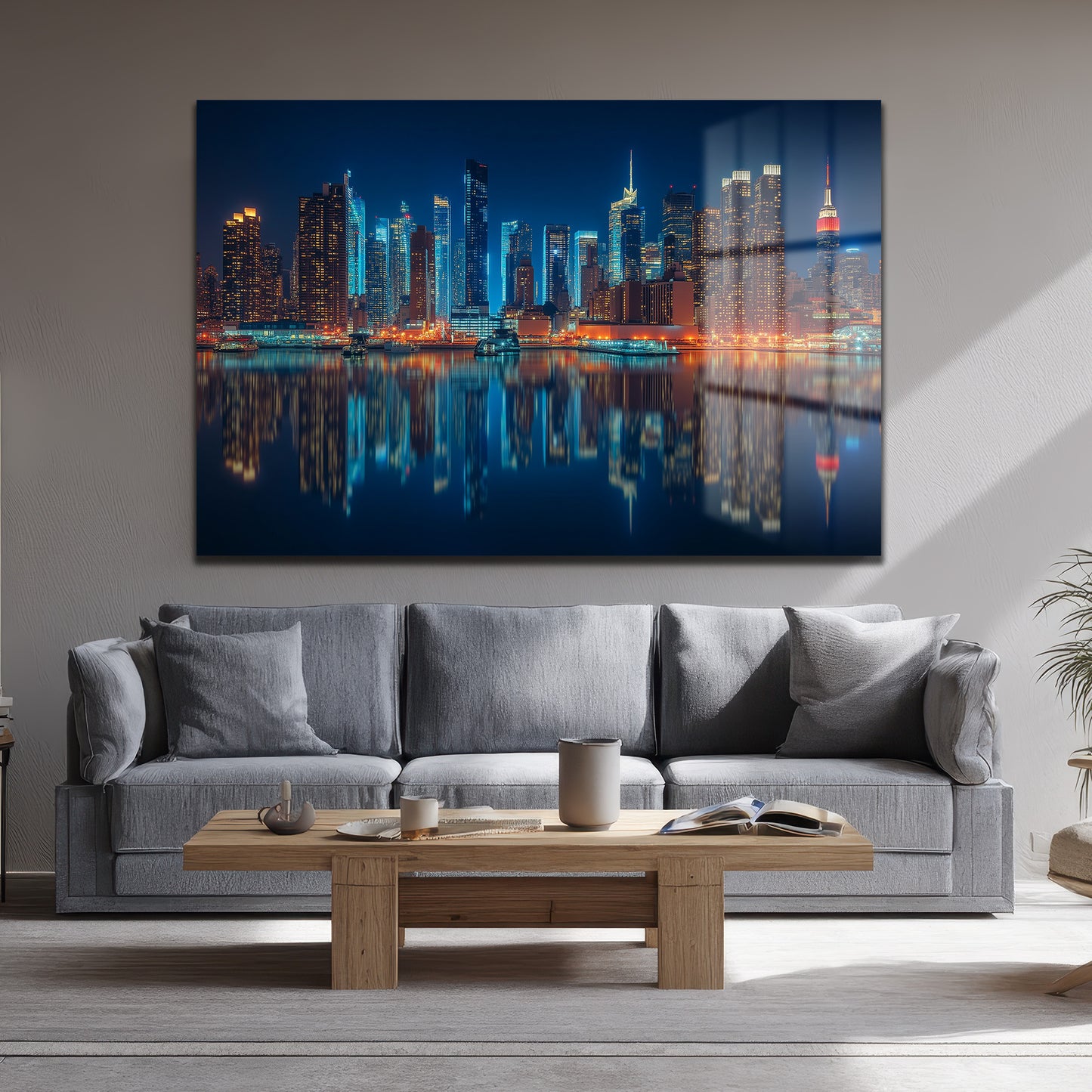 DEKORATİF YATAY CAM TABLO - TT3220