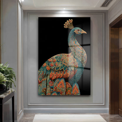 DEKORATİF DİKEY CAM TABLO - TT3393