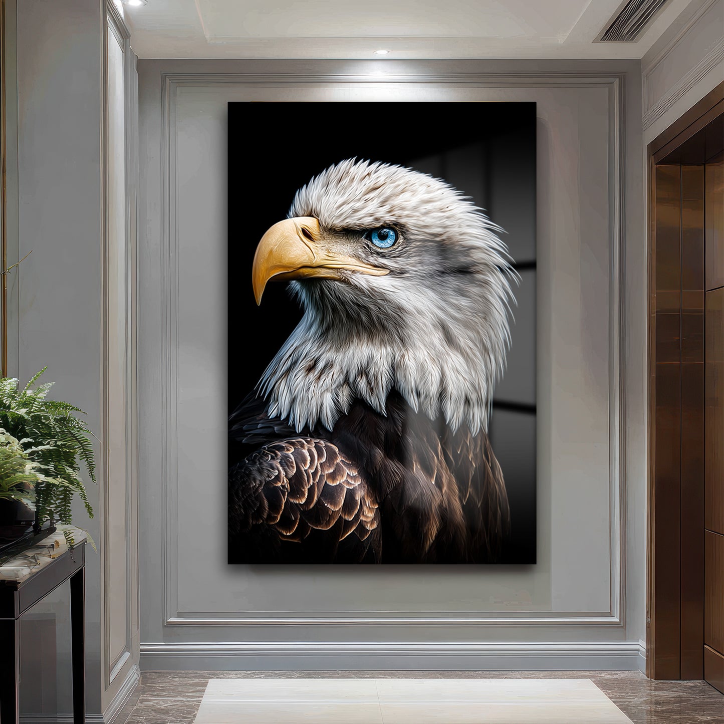 DEKORATİF DİKEY CAM TABLO - TT3394