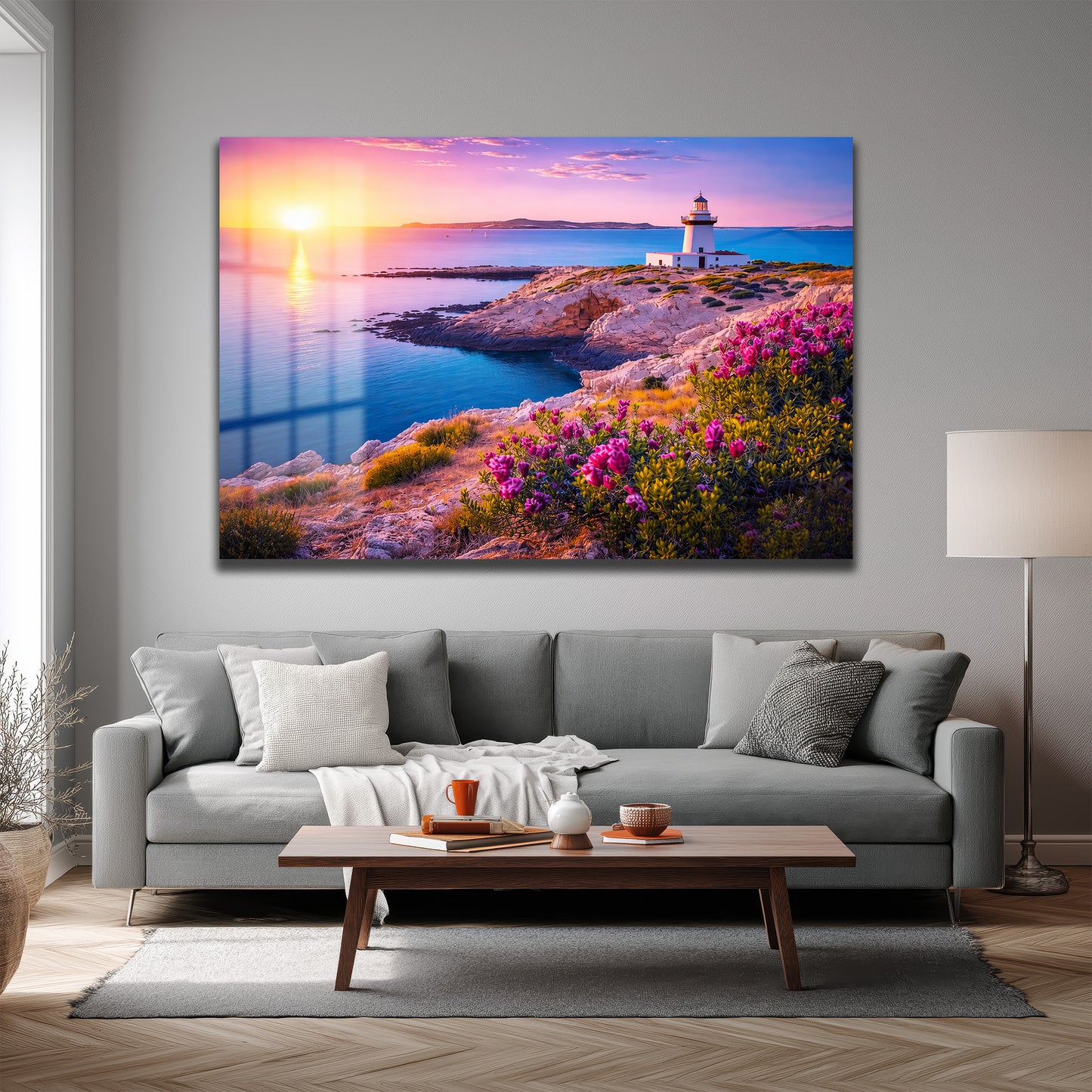 DEKORATİF YATAY CAM TABLO - TT3120