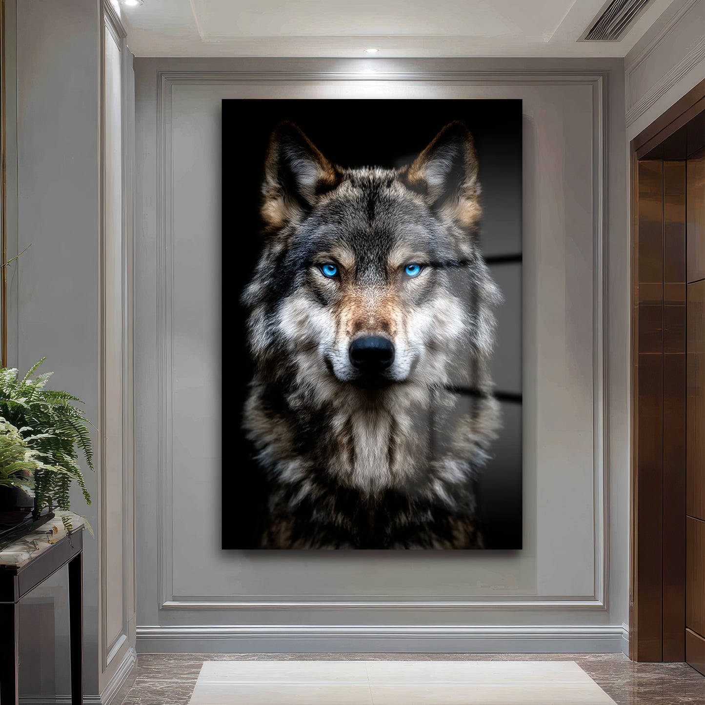 DEKORATİF DİKEY CAM TABLO - TT3395