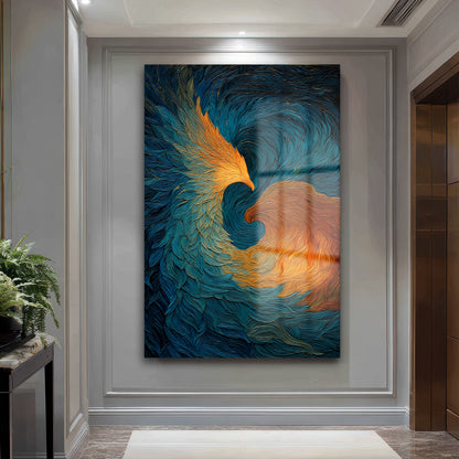 DEKORATİF DİKEY CAM TABLO - TT3465