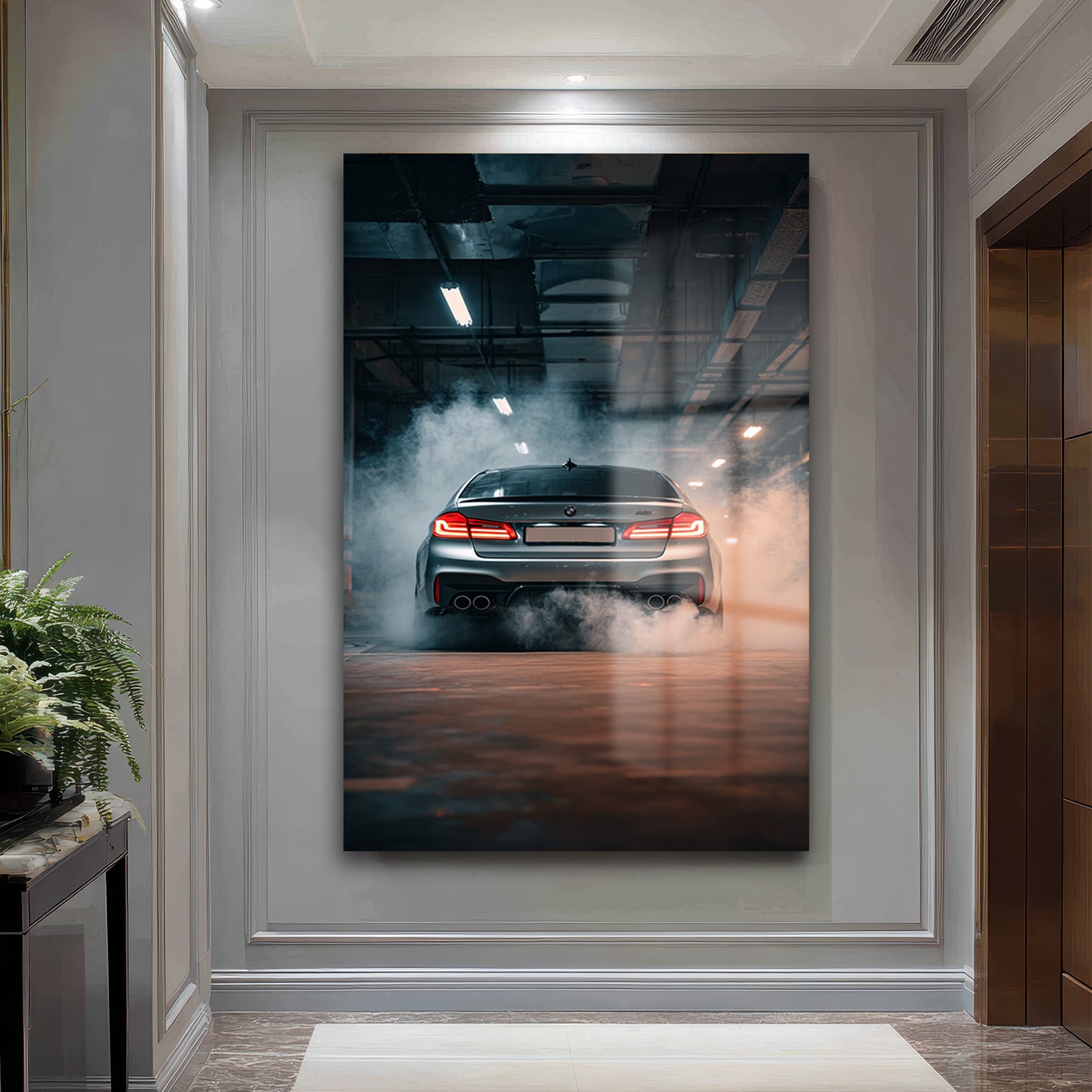 DEKORATİF DİKEY CAM TABLO - TT3466