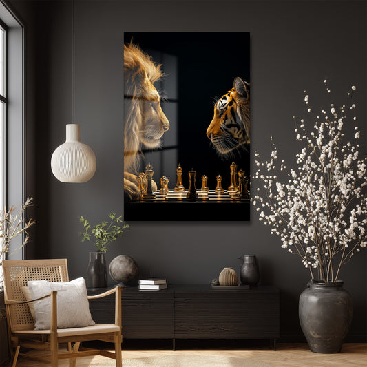 DEKORATİF DİKEY CAM TABLO - TT3319