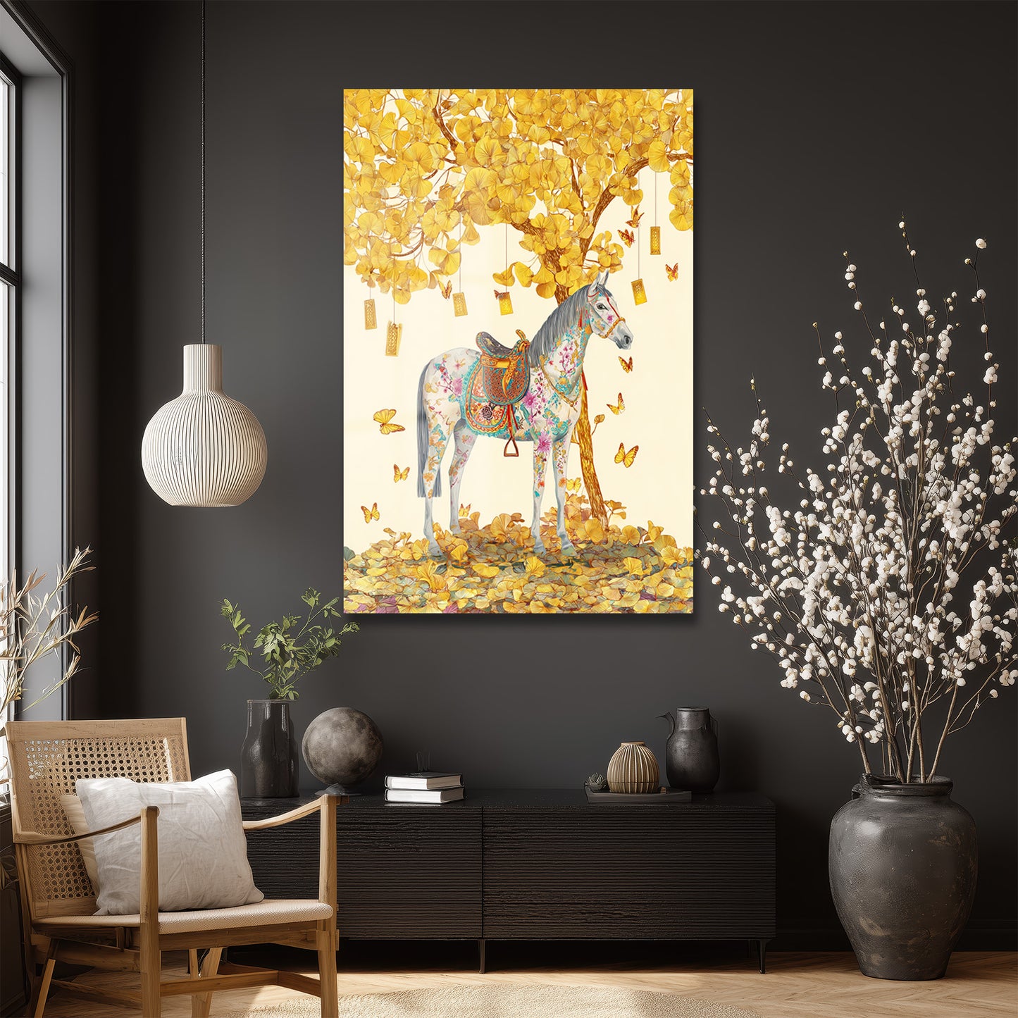 DEKORATİF DİKEY CAM TABLO - TT3379