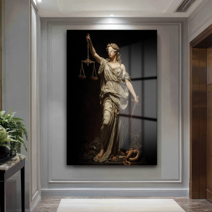 DEKORATİF DİKEY CAM TABLO - TT3467