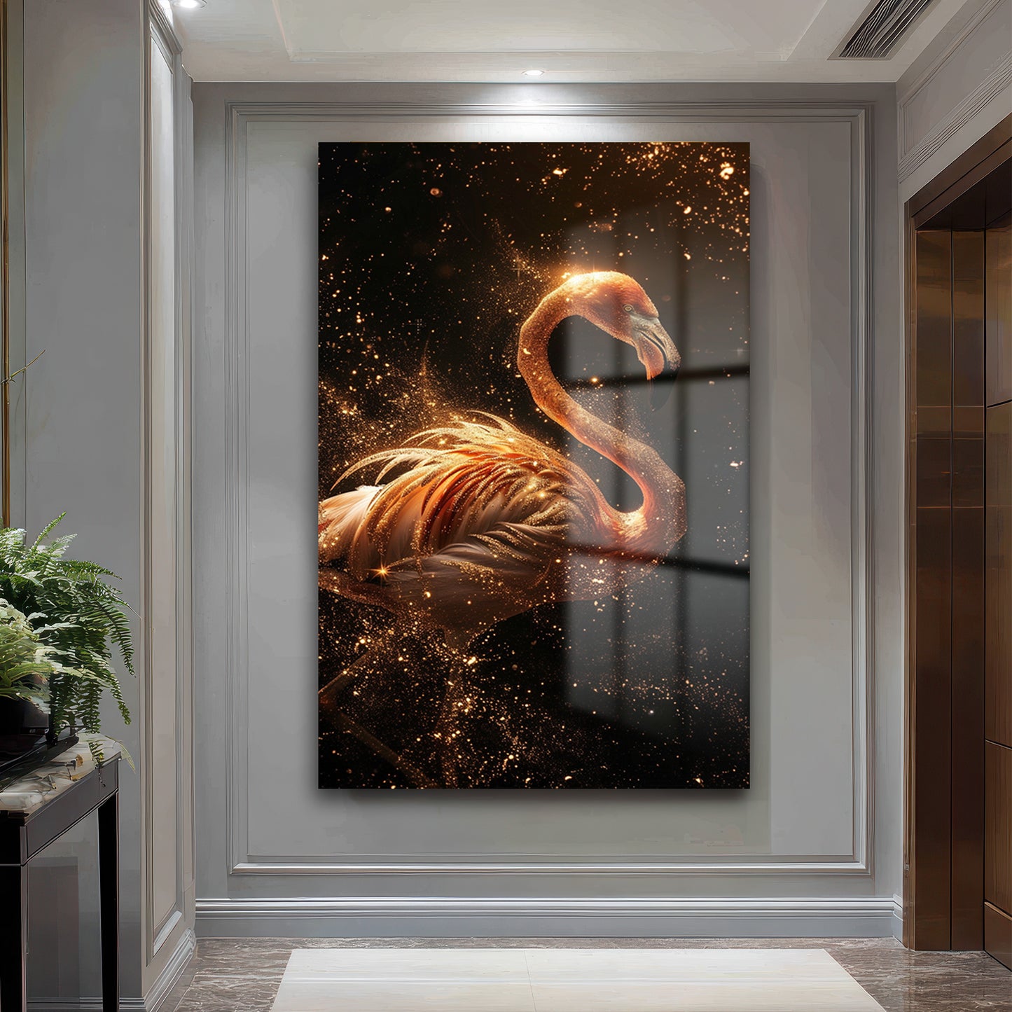 DEKORATİF DİKEY CAM TABLO - TT3468