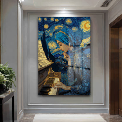 DEKORATİF DİKEY CAM TABLO - TT3400