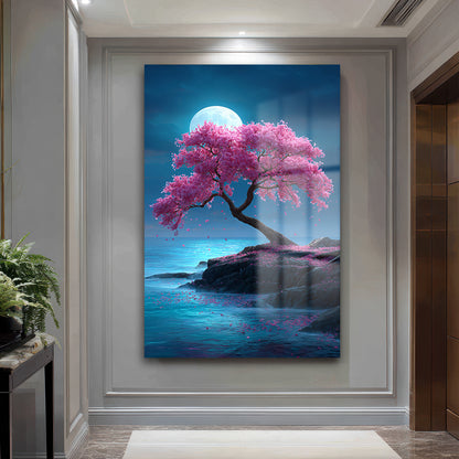 DEKORATİF DİKEY CAM TABLO - TT3471