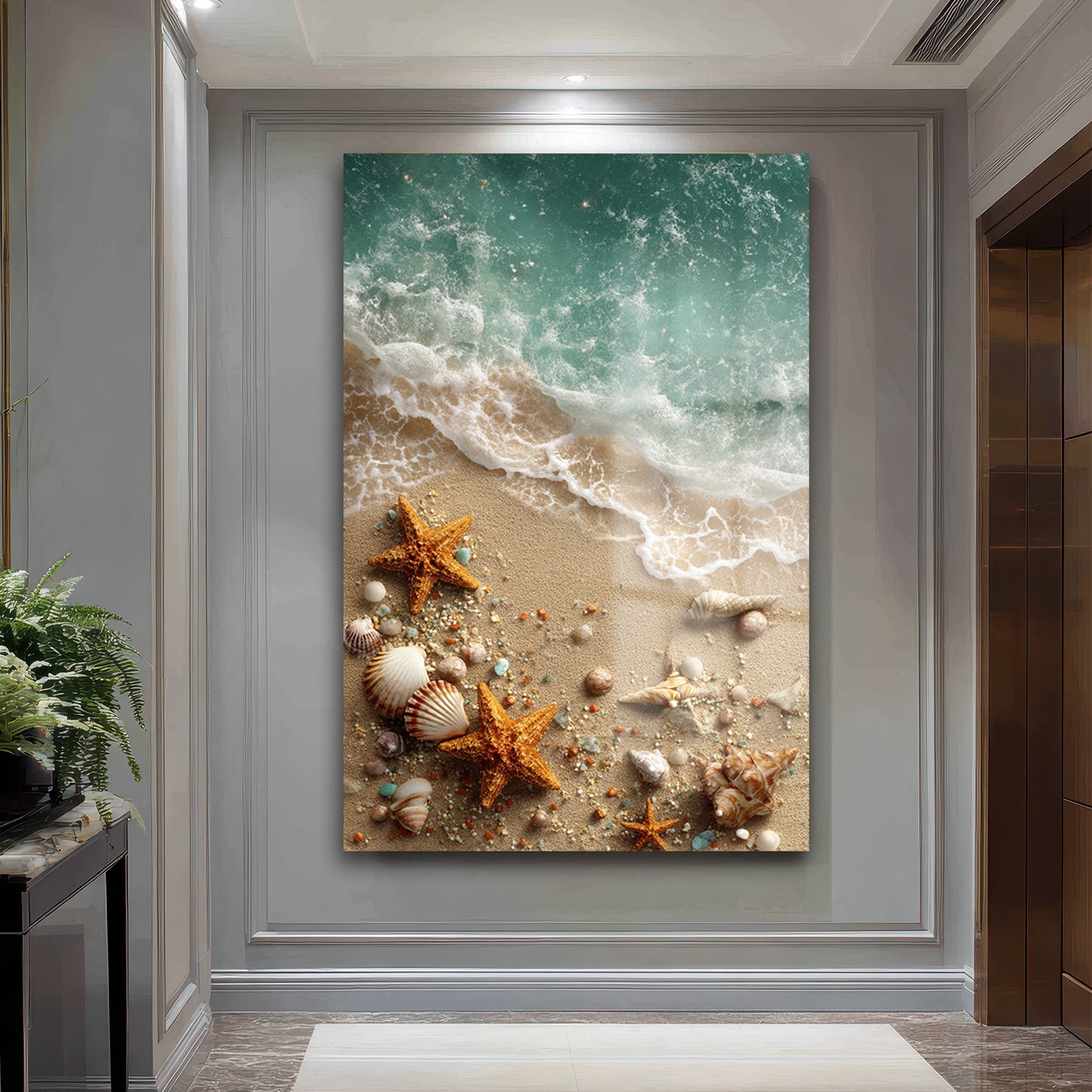 DEKORATİF DİKEY CAM TABLO - TT3403