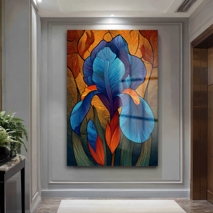 DEKORATİF DİKEY CAM TABLO - TT3473