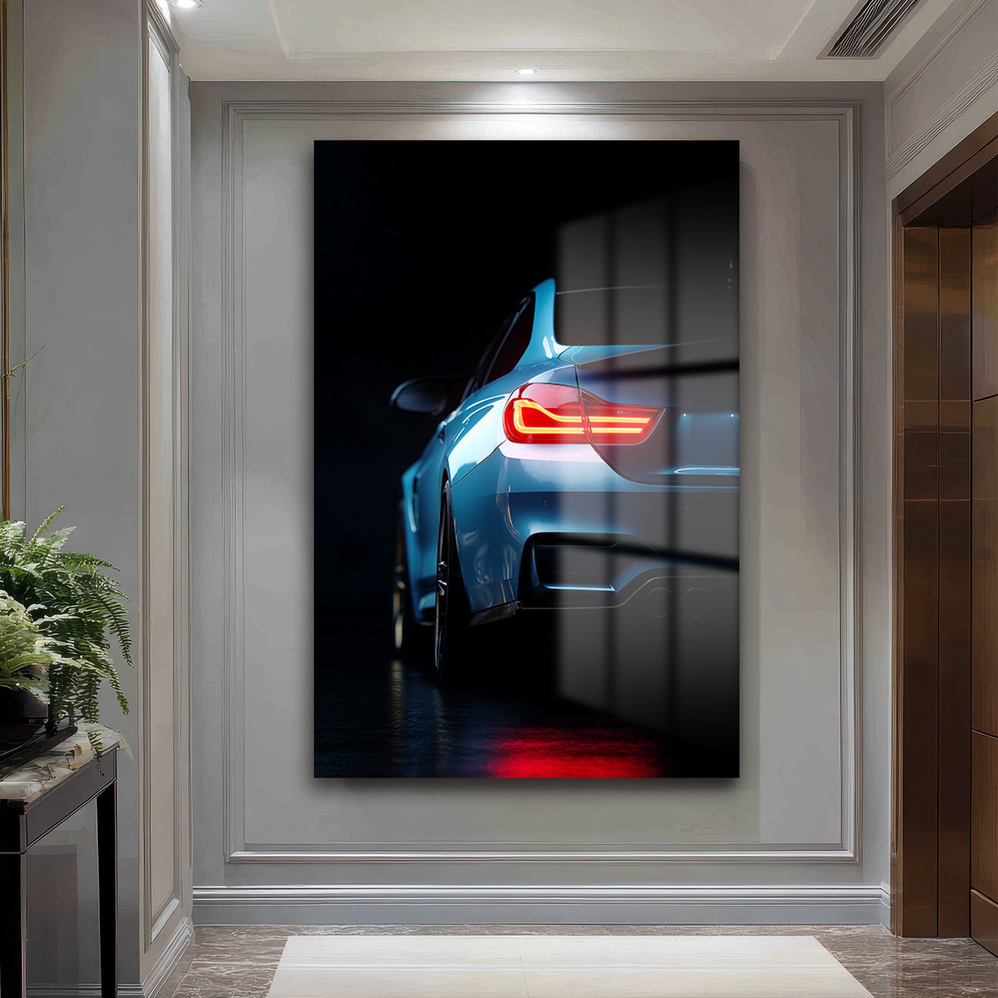 DEKORATİF DİKEY CAM TABLO - TT3474