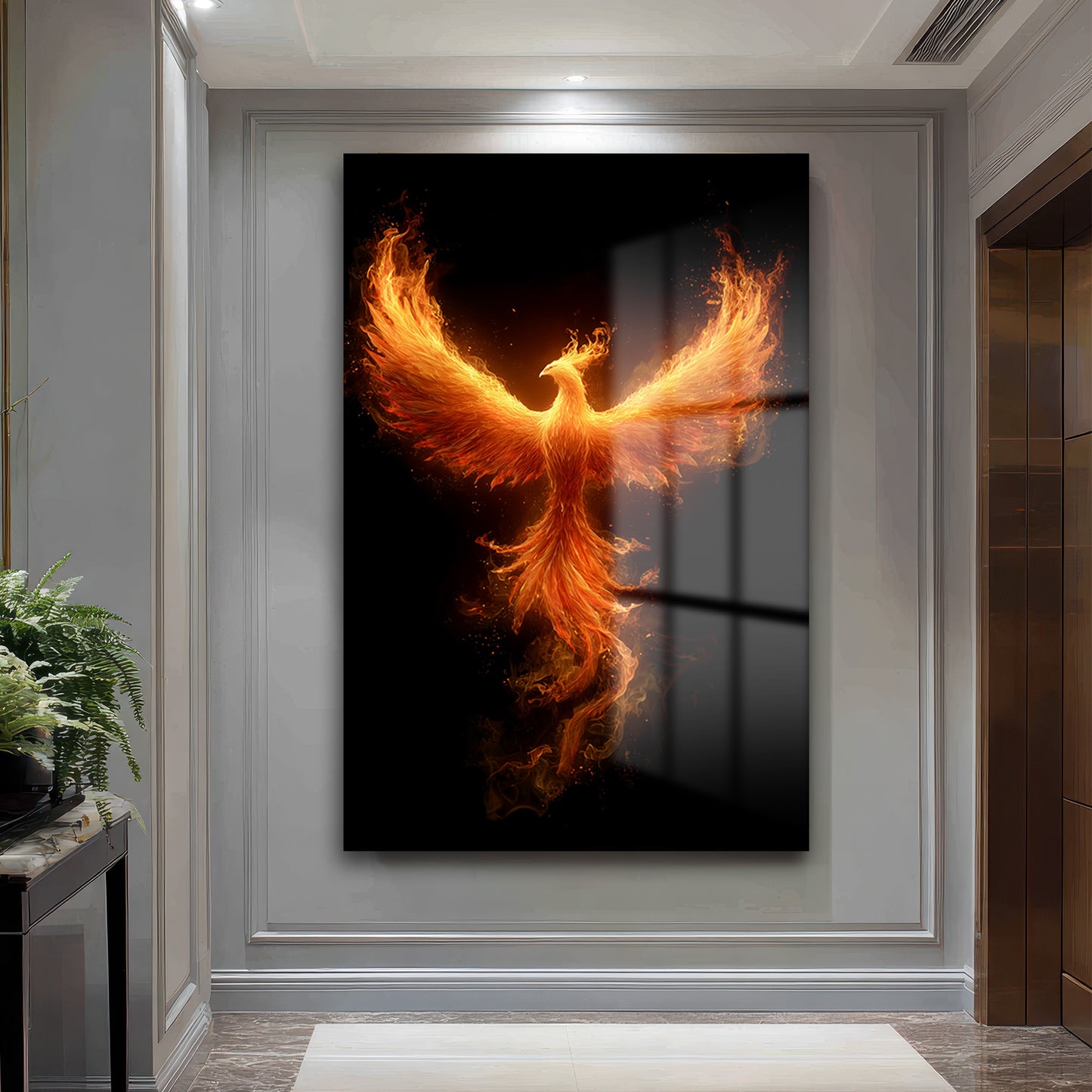 DEKORATİF DİKEY CAM TABLO - TT3475